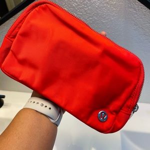 Red belt bag